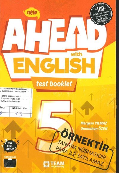 AHEAD ENGLISH TEST BOOKLET Fotokopinci -
