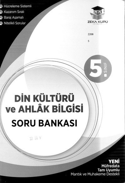 DİN KÜLTÜRÜ VE AHLAK BİLGİSİ SORU BANKASI Fotokopinci -