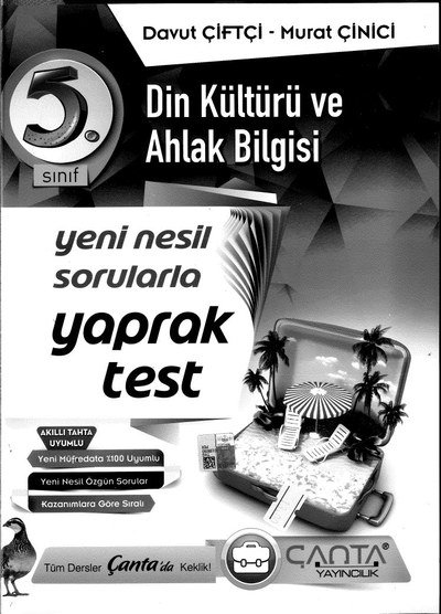 DİN KÜLTÜRÜ VE AHLAK BİLGİSİ YAPRAK TEST