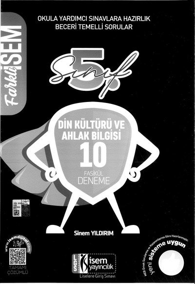 DİN KÜLTÜRÜ VE AHLAK BİLGİSİ 10 FASİKÜL DENEME Fotokopinci -