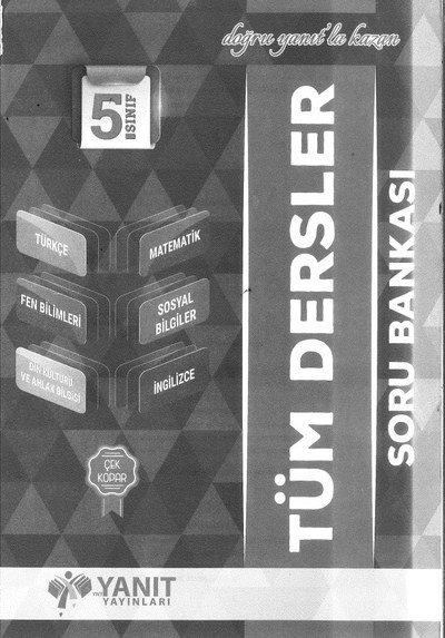 TÜM DERSLER SORU BANKASI Fotokopinci -