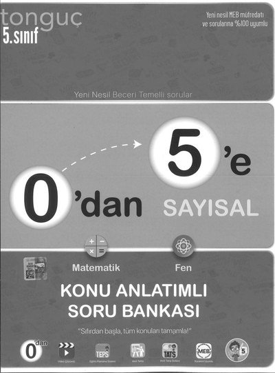 0'DAN 5'E SAYISAL KONU ANLATIMLI SORU BANKASI Fotokopinci -