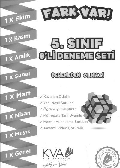 FARK VAR 8'Lİ DENEME SETİ Fotokopinci -