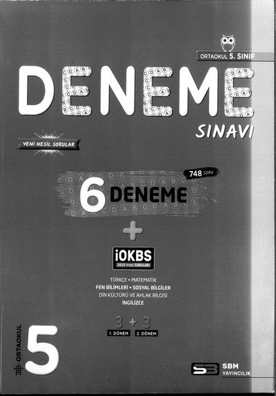 DENEME SINAVI 6 DENEME Fotokopinci -