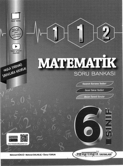112 MATEMATİK SORU BANKASI Fotokopinci -