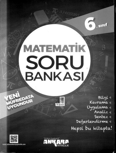 MATEMATİK SORU BANKASI Fotokopinci -