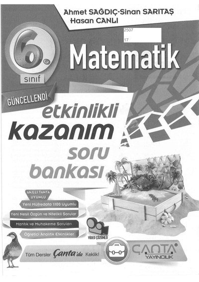 MATEMATİK ETKİNLİKLİ KAZANIM SORU BANKASI Fotokopinci -