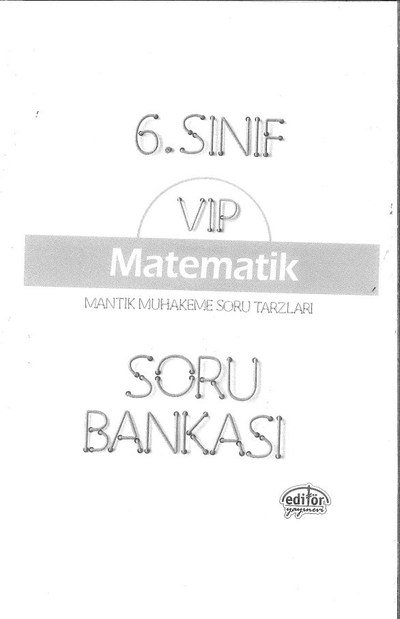 VIP MATEMATİK SORU BANKASI Fotokopinci -