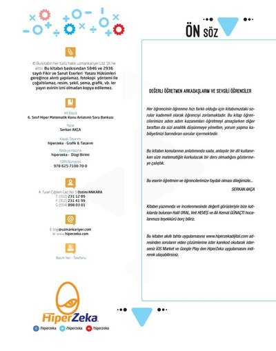 MATEMATİK KONU ANLATIMLI SORU BANKASI (2023) Fotokopinci -