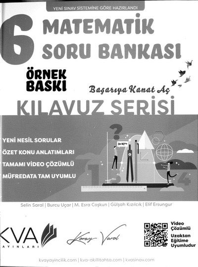 MATEMATİK SORU BANKASI KILAVUZ SERİSİ Fotokopinci -