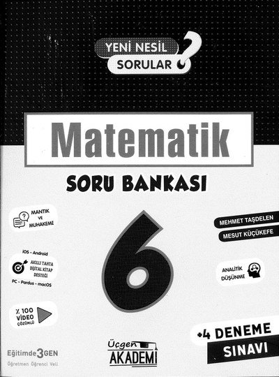 MATEMATİK SORU BANKASI Fotokopinci -