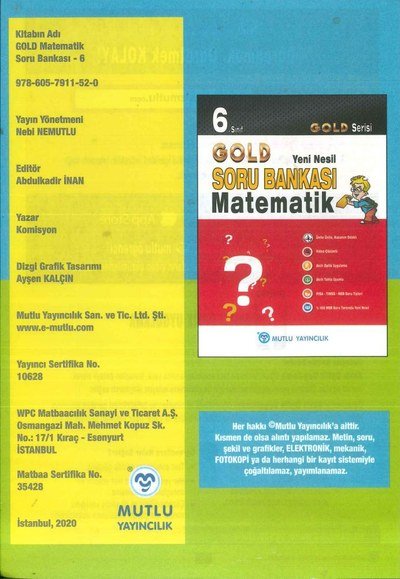 GOLD SORU BANKASI MATEMATİK