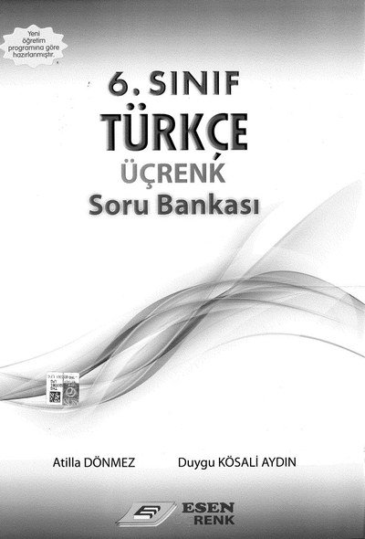 TÜRKÇE ÜÇRENK SORU BANKASI Fotokopinci -