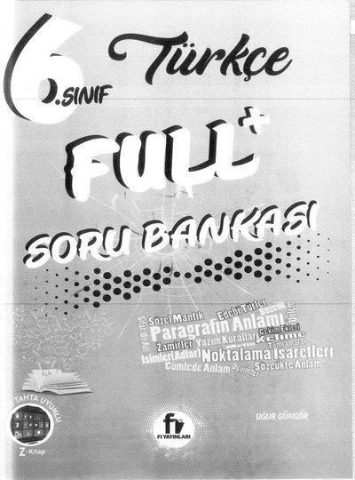 TÜRKÇE FULL+ SORU BANKASI Fotokopinci -