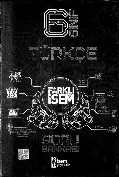 TÜRKÇE FARKLI İSEM SORU BANKASI