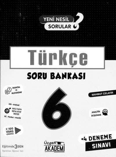 TÜRKÇE SORU BANKASI Fotokopinci -