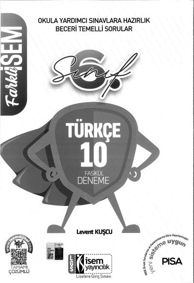 TÜRKÇE 10 FASİKÜL DENEME Fotokopinci -