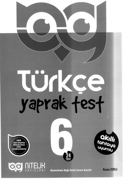 TÜRKÇE YAPRAK TEST Fotokopinci -