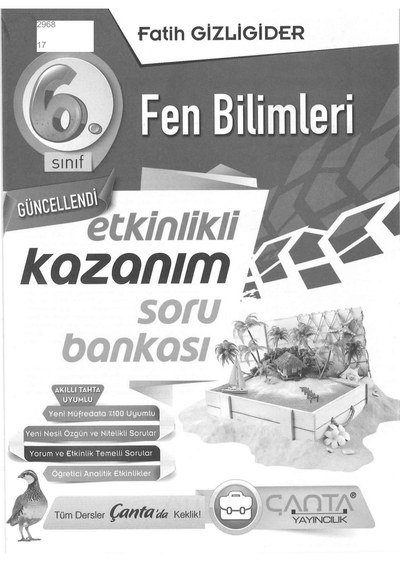 FEN BİLİMLERİ SORU BANKASI