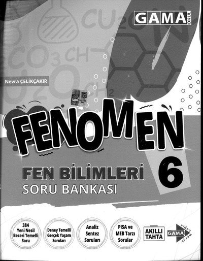 FENOMEN FEN BİLİMLERİ SORU BANKASI Fotokopinci -