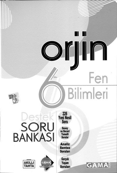 ORJİN FEN BİLİMLERİ SORU BANKASI