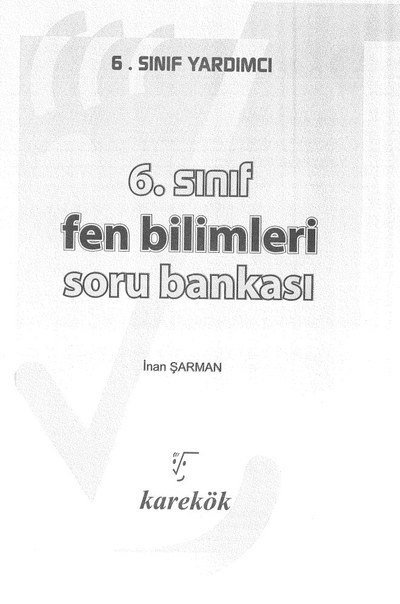 FEN BİLİMLERİ SORU BANKASI Fotokopinci -