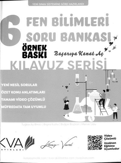 FEN BİLİMLERİ SORU BANKASI KILAVUZ SERİSİ Fotokopinci -