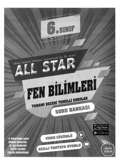 ALL STAR FEN BİLİMLERİ SORU BANKASI