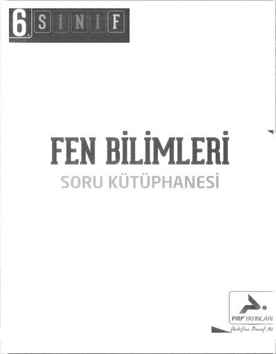 FEN BİLİMLERİ SORU KÜTÜPHANESİ Fotokopinci -