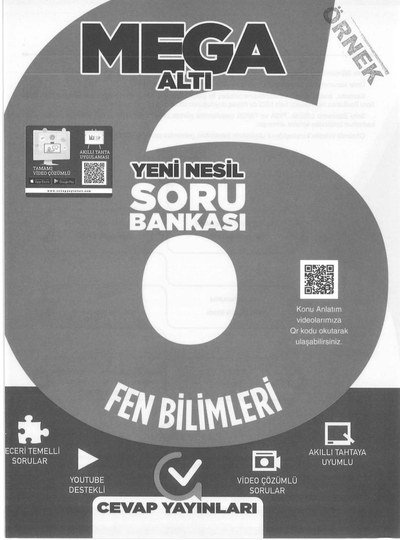 MEGA ALTI SORU BANKASI FEN BİLİMLERİ Fotokopinci -