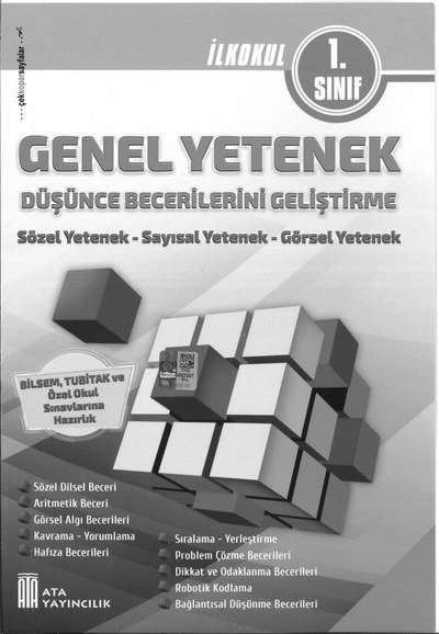 GENEL YETENEK DÜŞÜNCE BECERİLERİNİ GELİŞTİRME Fotokopinci -