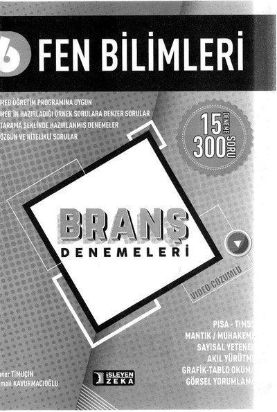 FEN BİLİMLERİ BRANŞ DENEMELERİ Fotokopinci -