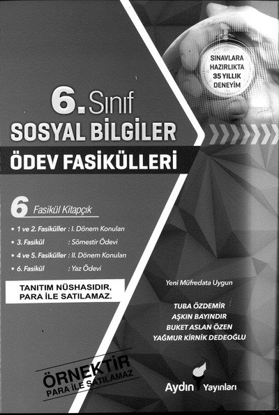 SOSYAL BİLGİLER ÖDEV FASİKÜLLERİ Fotokopinci -
