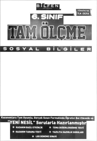 TAM ÖLÇME SOSYAL BİLGİLER