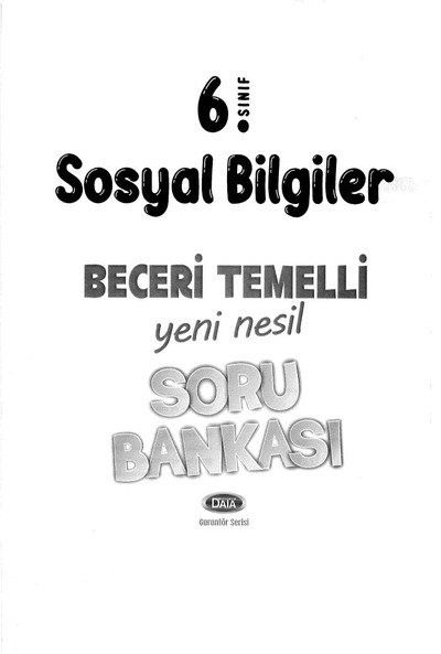 SOSYAL BİLGİLER SORU BANKASI Fotokopinci -