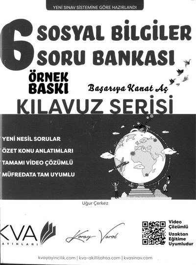 SOSYAL BİLGİLER SORU BANKASI KILAVUZ SERİSİ Fotokopinci -
