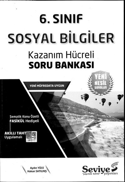 SOSYAL BİLGİLER KAZANIM HÜCRELİ SORU BANKASI