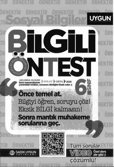SOSYAL BİLGİLER BİLGİLİ ÖNTEST Fotokopinci -