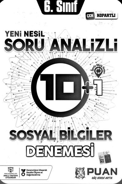 SORU ANALİZİ 10+1 SOSYAL BİLGİLER DENEMESİ