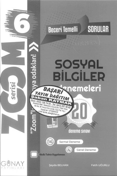 SOSYAL BİLGİLER DENEMELERİ