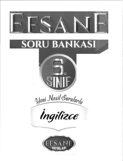 EFSANE SORU BANKASI İNGİLİZCE Fotokopinci -