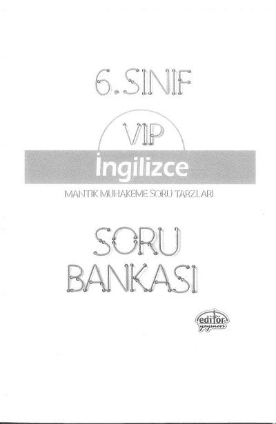 VIP İNGİLİZCE SORU BANKASI Fotokopinci -