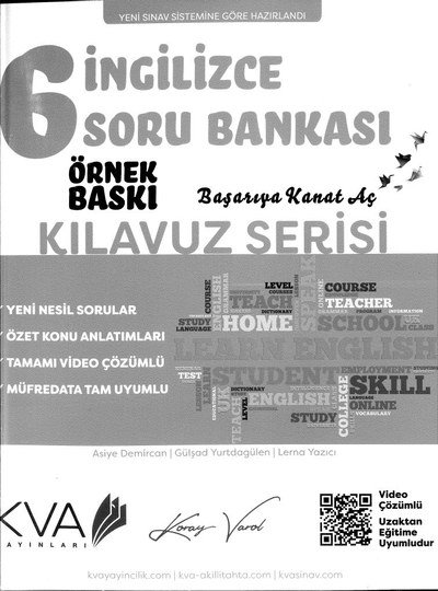 İNGİLİZCE SORU BANKASI KILAVUZ SERİSİ Fotokopinci -