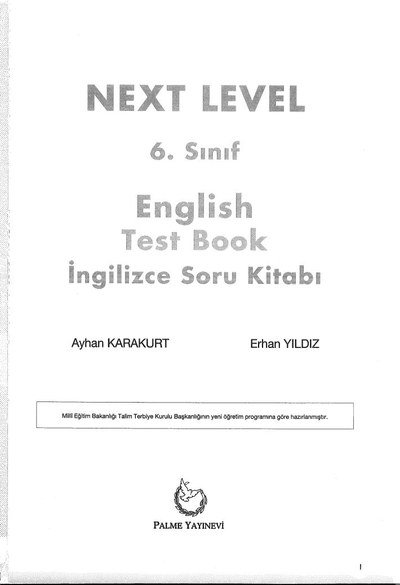 NEXT LEVEL ENGLISH TEST BOOK İNGİLİZCE SORU KİTABI Fotokopinci -