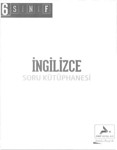 İNGİLİZCE SORU KÜTÜPHANESİ Fotokopinci -