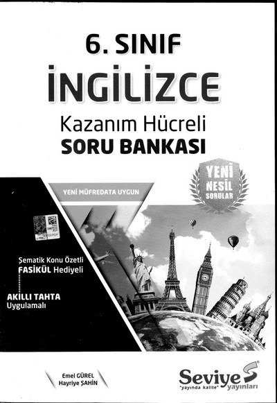 İNGİLİZCE KAZANIM HÜCRELİ SORU BANKASI Fotokopinci -