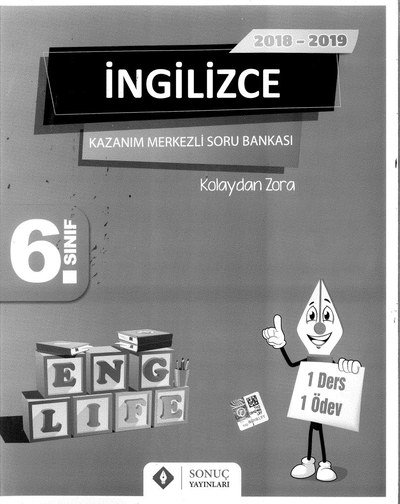 İNGİLİZCE KAZANIM MERKEZLİ SORU BANKASI Fotokopinci -