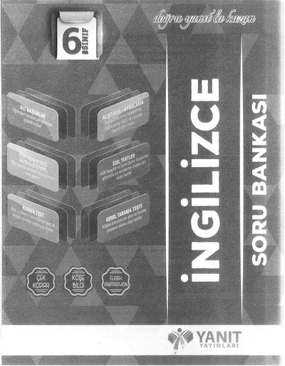 İNGİLİZCE SORU BANKASI Fotokopinci -