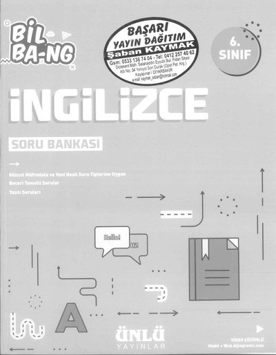 İNGİLİZCE SORU BANKASI BİL BA-NG Fotokopinci -
