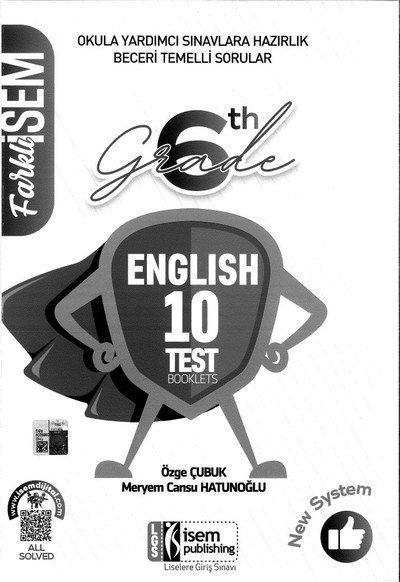 ENGLISH 10 TEST BOOKLETS Fotokopinci -